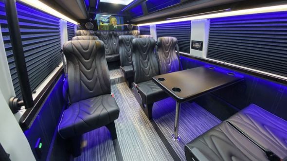 cape coral 18 passenger sprinter van interior