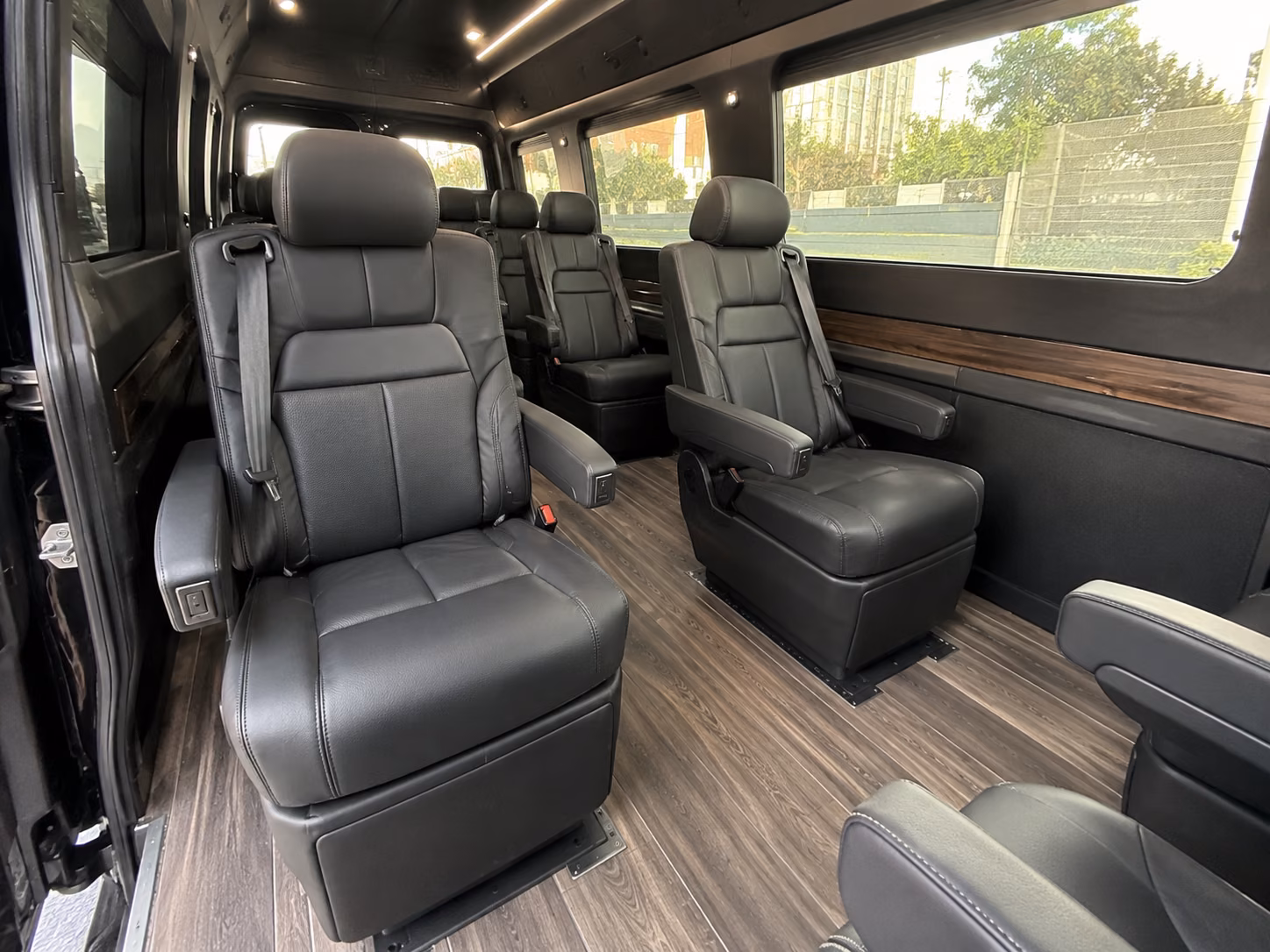 cape coral 12 passenger sprinter van inside