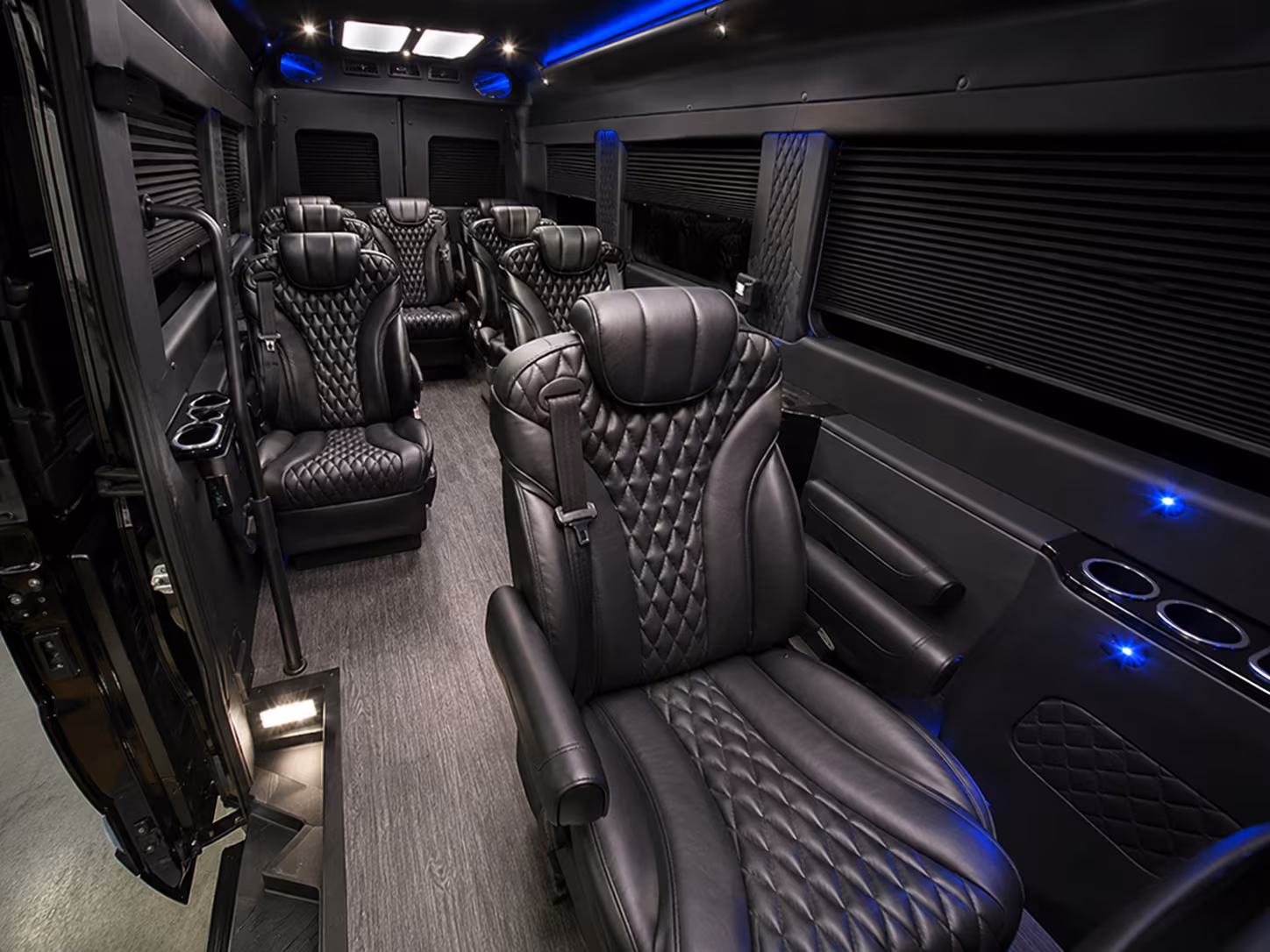 cape coral 18 passenger sprinter van inside