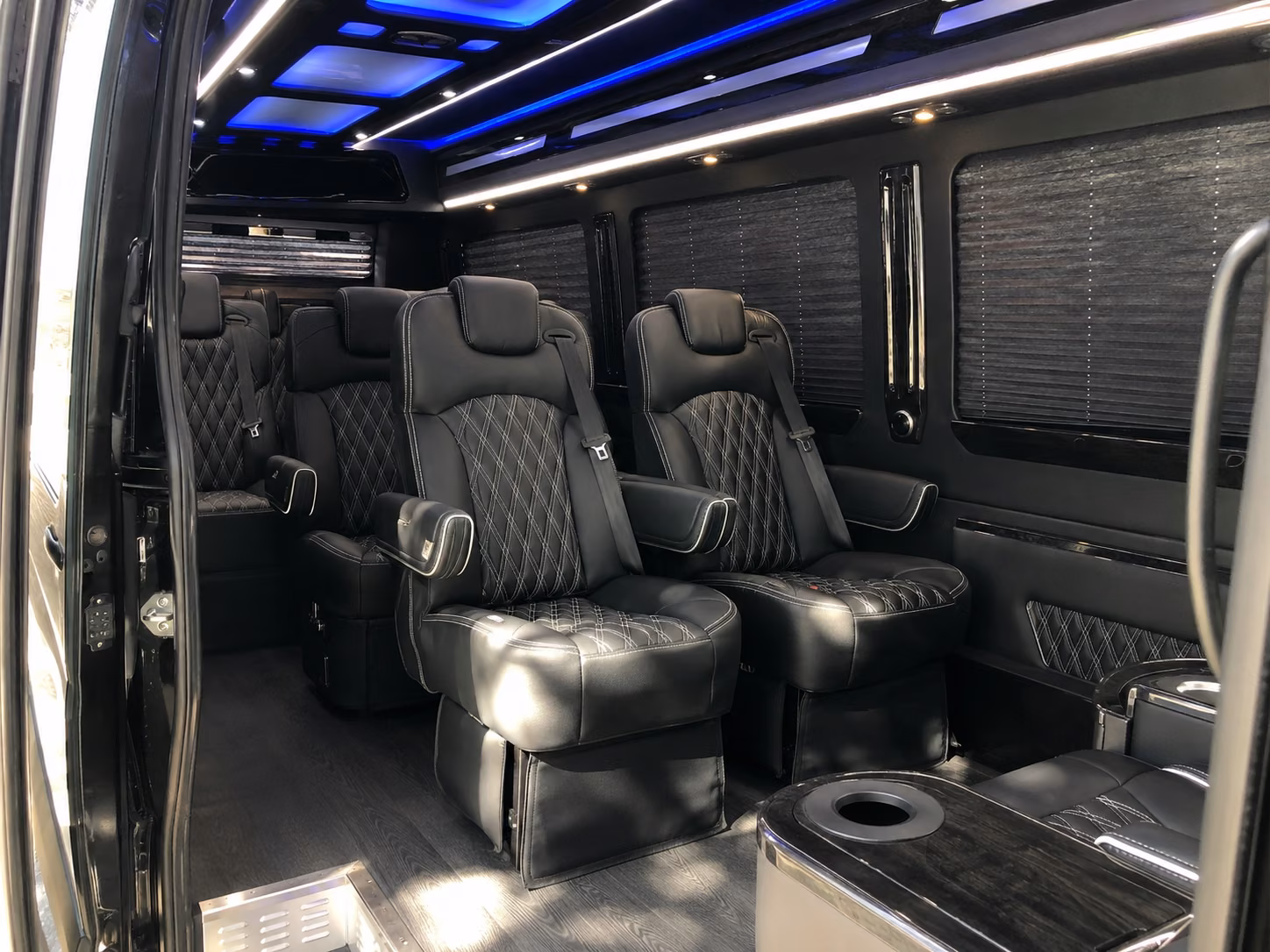 cape coral 8 passenger sprinter van inside