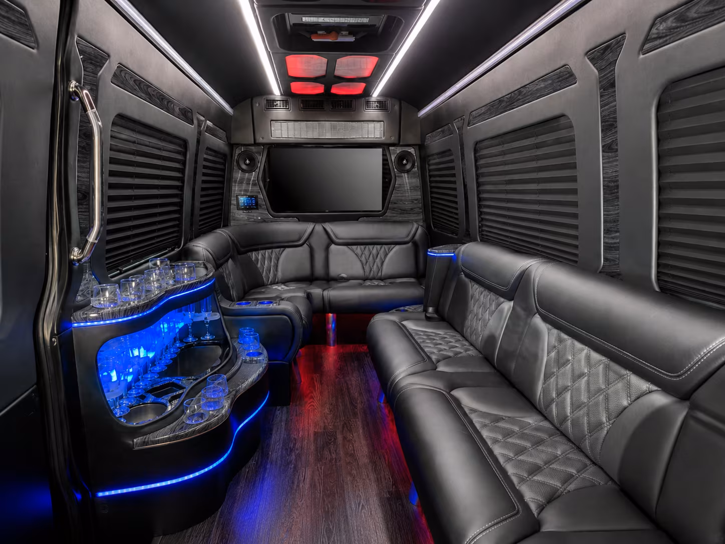 cape coral sprinter limousine interior